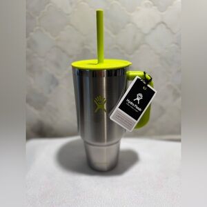 Hydro Flask Limited Edition Stainless Steel Tumbler with Neon Green Lid
